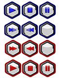 multimedia buttons