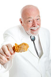 Southern Gentleman With Fried Chicken Drumstick