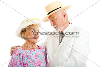 Southern Senior Couple - Flirting