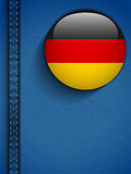 Germany Flag Button in Jeans Pocket