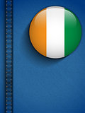 Ireland Flag Button in Jeans Pocket