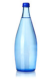 Glass bottle of soda water