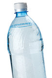Bottle of water. Closeup