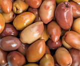 Greek olives preserved