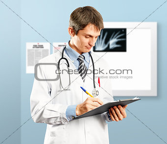 Doctor Man With Write Board