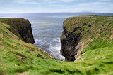 green cliff walk view