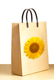 Sunflower paper bag