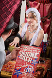 Customer with Fortune Teller