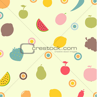 Fruits And Vegetables Abstract Background