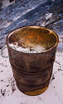 Rusty Oil Drum