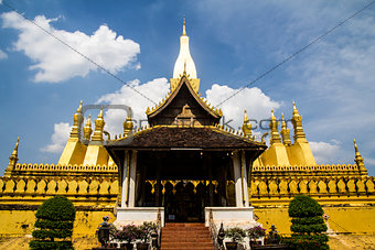 Golden Wat That Luang, Vientiane, Laos