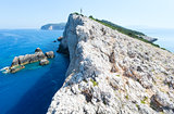 Rocky cape of Lefkas island (Greece)