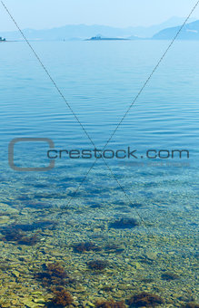 Clean water of Adriatic Sea (Croatia)