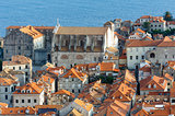 Dubrovnik Old Town view from up (Croatia)