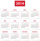 2014 French calendar