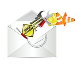 under construction notice email envelope