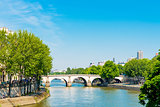 beautiful Parisian sunshine streets view