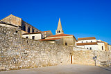Porec - old Adriatic town in Croatia, Istria region. Popular tou