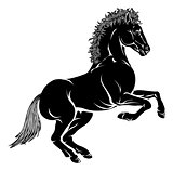 Stylised horse illustration