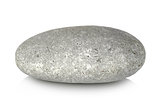 Round stone isolated
