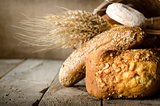 Wheat and bread assortment