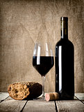 Wine and cork