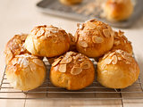 golden almond buns