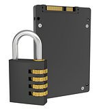 Solid State Drive and combination lock
