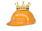 Crown on helmet