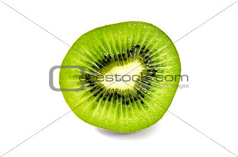 Sliced Kiwi fruit
