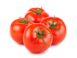 Four ripe tomato