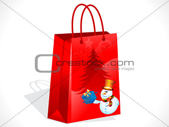 abstract christmas sale bag 