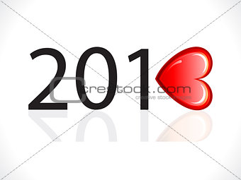abstract new year text template