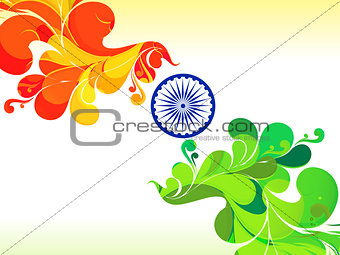 abstract republic day mail