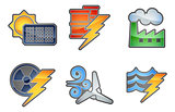 Power and Energy Icon Set