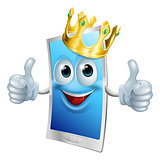 Mobile phone cartoon king