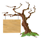 Sign Tree Illustration