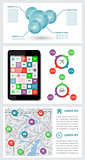 Infographics and web elements