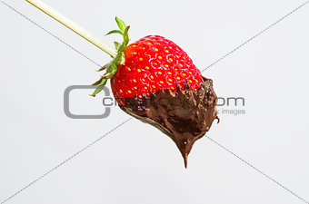 Strawberry with chocolate
