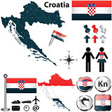 Map of Croatia