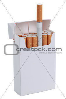 Pack of Cigarettes, isolated