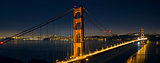 Light Trails on San Francisco Golden Gate Bridge