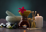 tropical frangipani spa health treatment with aroma therapy and 