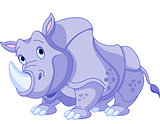 Cartoon rhino 