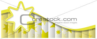 Abstract Background With Yellow Sun