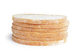 slices of fresh italian ciabatta bread