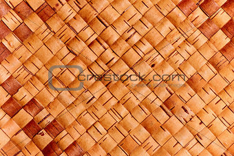 Weaving from birch bark