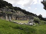 Ancient tombs and Roman baths in Arykanda