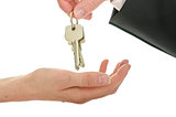 Handover of house keys