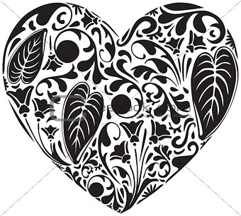 Floral heart